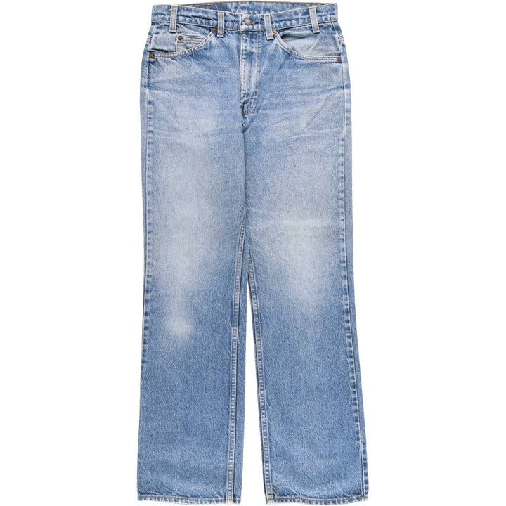 Vintage 80s-90'S Levi's 20517-0217 Orange Tab Bootcut Denim Pants, Made in USA, Men's Size W31 cotton blue type Vintage Second Hand