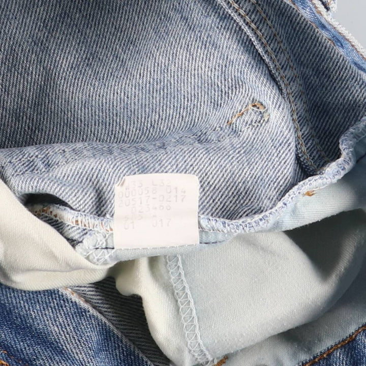 Vintage 80s-90'S Levi's 20517-0217 Orange Tab Bootcut Denim Pants, Made in USA, Men's Size W31 cotton blue type Vintage Second Hand