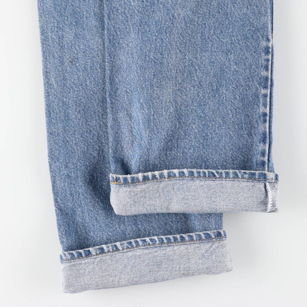 Vintage 80s-90'S Levi's 20517-0217 Orange Tab Bootcut Denim Pants, Made in USA, Men's Size W31 cotton blue type Vintage Second Hand