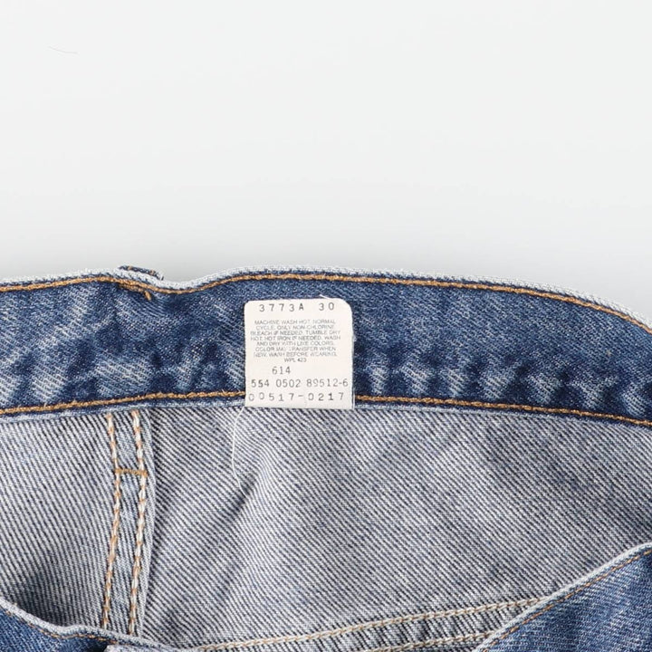 2000'S Levi's 00517-0217 Boot Cut Denim Pants, Made in USA, Men's Size 36 cotton blue type Vintage Second Hand