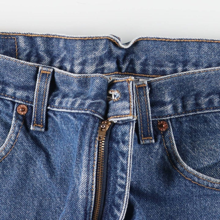 2000'S Levi's 00517-0217 Boot Cut Denim Pants, Made in USA, Men's Size 36 cotton blue type Vintage Second Hand