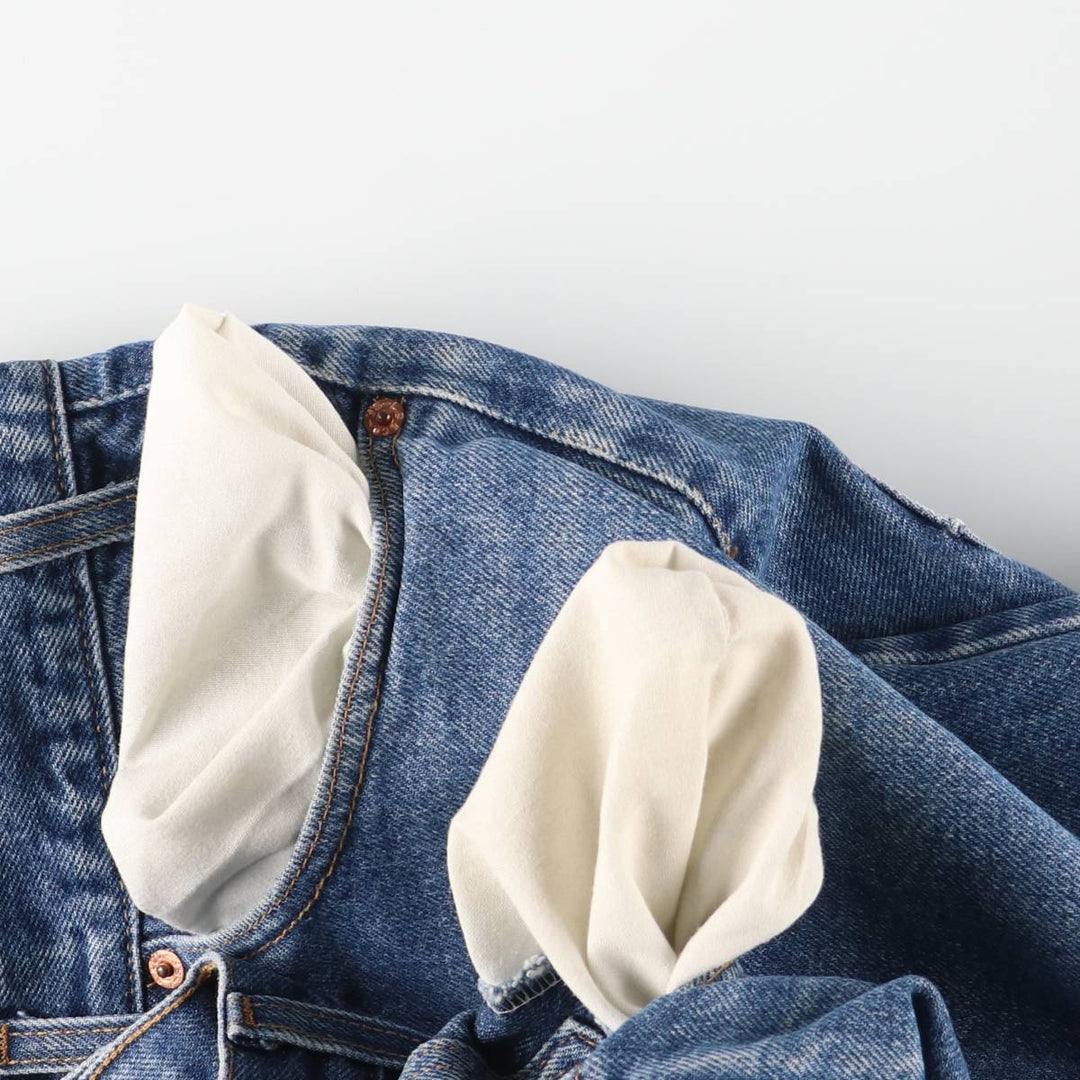 2000'S Levi's 00517-0217 Boot Cut Denim Pants, Made in USA, Men's Size 36 cotton blue type Vintage Second Hand