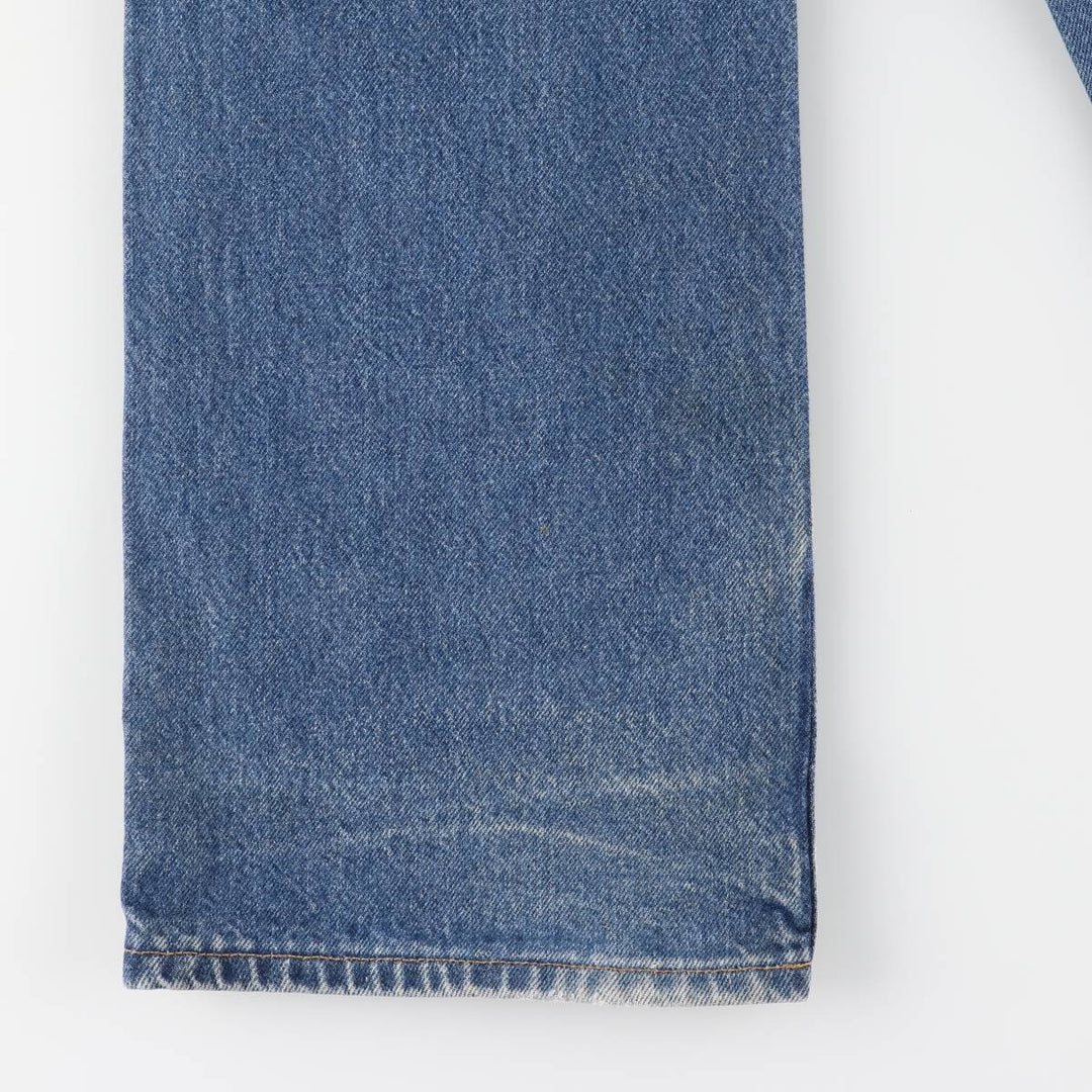 2000'S Levi's 00517-0217 Boot Cut Denim Pants, Made in USA, Men's Size 36 cotton blue type Vintage Second Hand