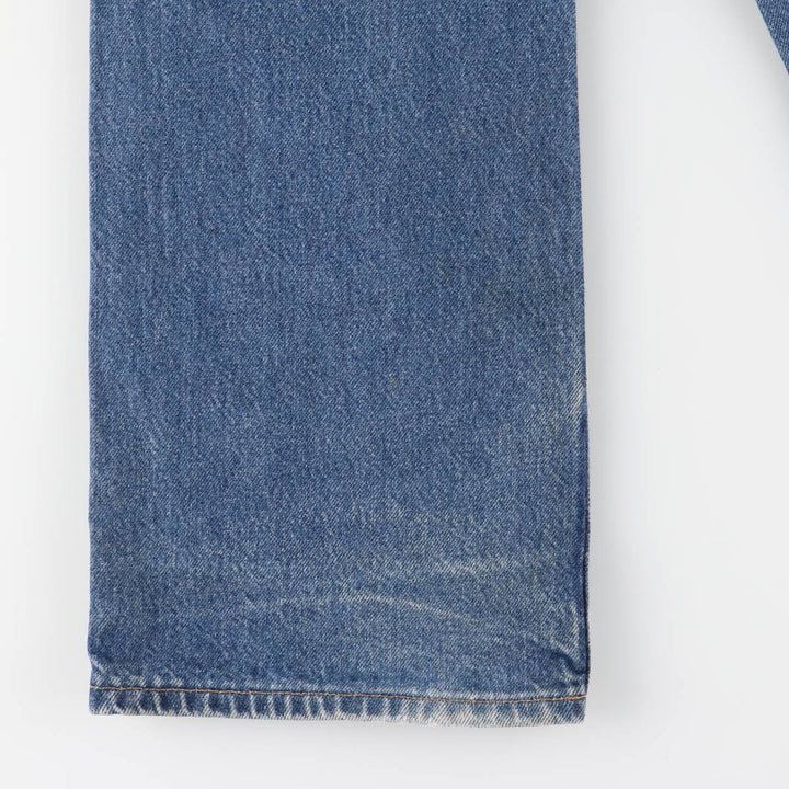 2000'S Levi's 00517-0217 Boot Cut Denim Pants, Made in USA, Men's Size 36 cotton blue type Vintage Second Hand