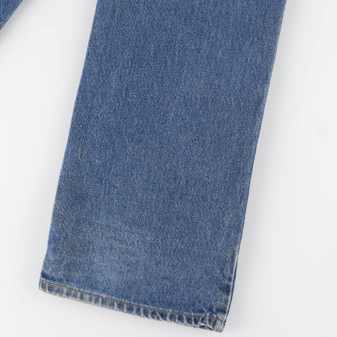 2000'S Levi's 00517-0217 Boot Cut Denim Pants, Made in USA, Men's Size 36 cotton blue type Vintage Second Hand