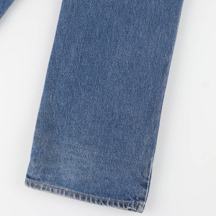 2000'S Levi's 00517-0217 Boot Cut Denim Pants, Made in USA, Men's Size 36 cotton blue type Vintage Second Hand