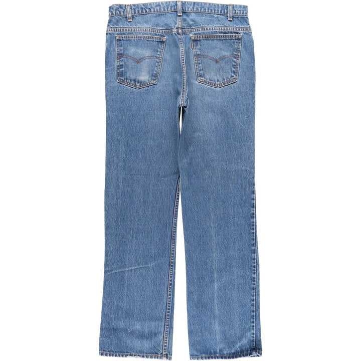 Vintage 80s-90'S Levi's 20517-0217 Bootcut Denim Pants, Made in USA, Men's Size 35 cotton blue type Vintage Second Hand