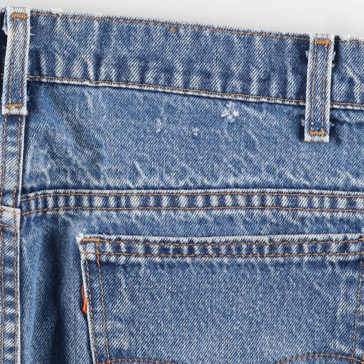 Vintage 80s-90'S Levi's 20517-0217 Bootcut Denim Pants, Made in USA, Men's Size 35 cotton blue type Vintage Second Hand