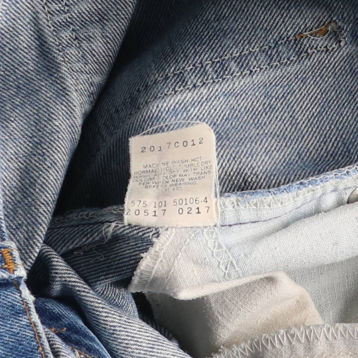 Vintage 80s-90'S Levi's 20517-0217 Bootcut Denim Pants, Made in USA, Men's Size 35 cotton blue type Vintage Second Hand