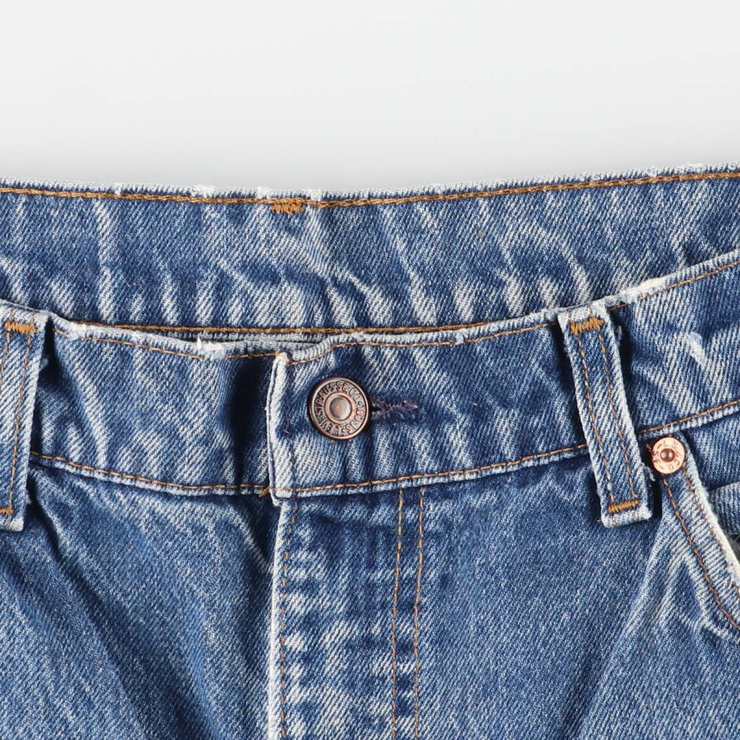 Vintage 80s-90'S Levi's 20517-0217 Bootcut Denim Pants, Made in USA, Men's Size 35 cotton blue type Vintage Second Hand