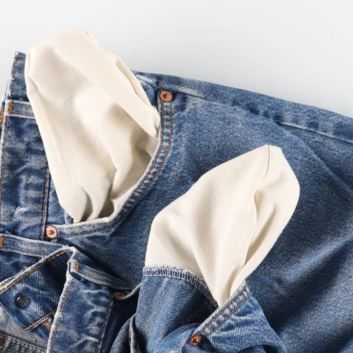 Vintage 80s-90'S Levi's 20517-0217 Bootcut Denim Pants, Made in USA, Men's Size 35 cotton blue type Vintage Second Hand