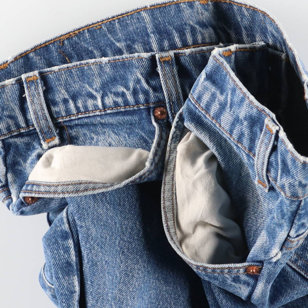 Vintage 80s-90'S Levi's 20517-0217 Bootcut Denim Pants, Made in USA, Men's Size 35 cotton blue type Vintage Second Hand