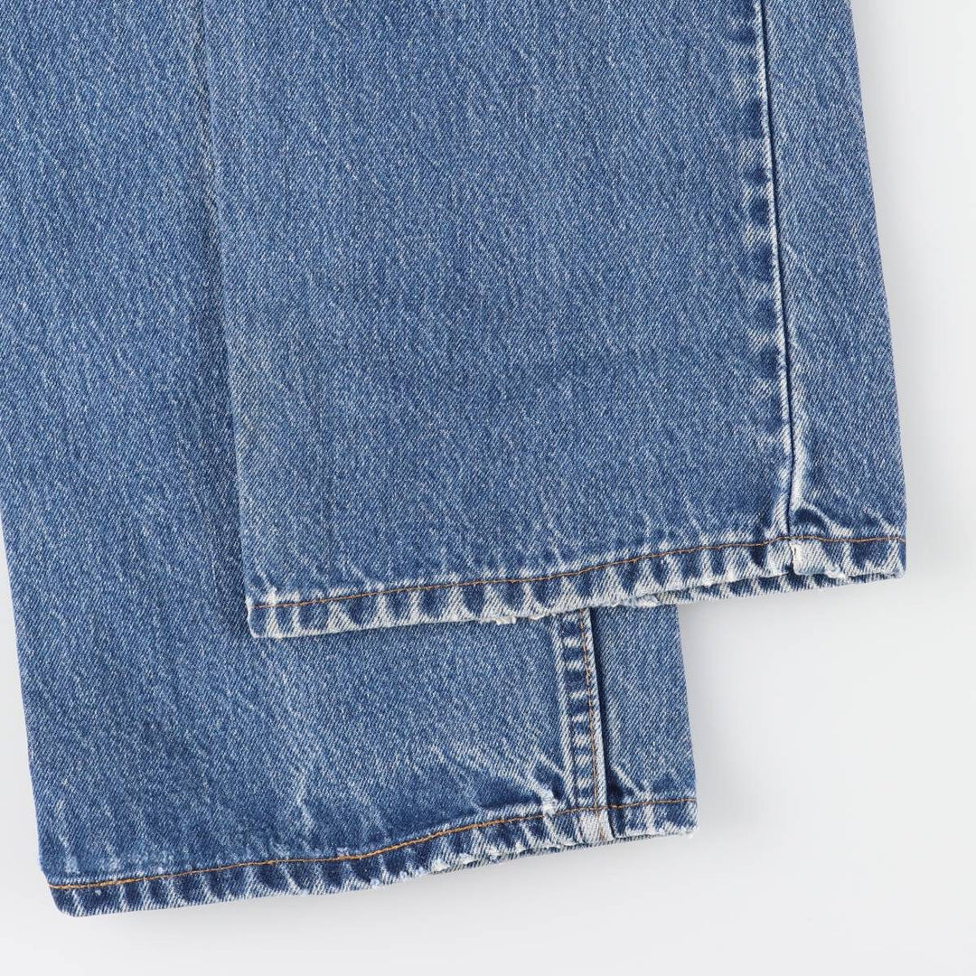 Vintage 80s-90'S Levi's 20517-0217 Bootcut Denim Pants, Made in USA, Men's Size 35 cotton blue type Vintage Second Hand