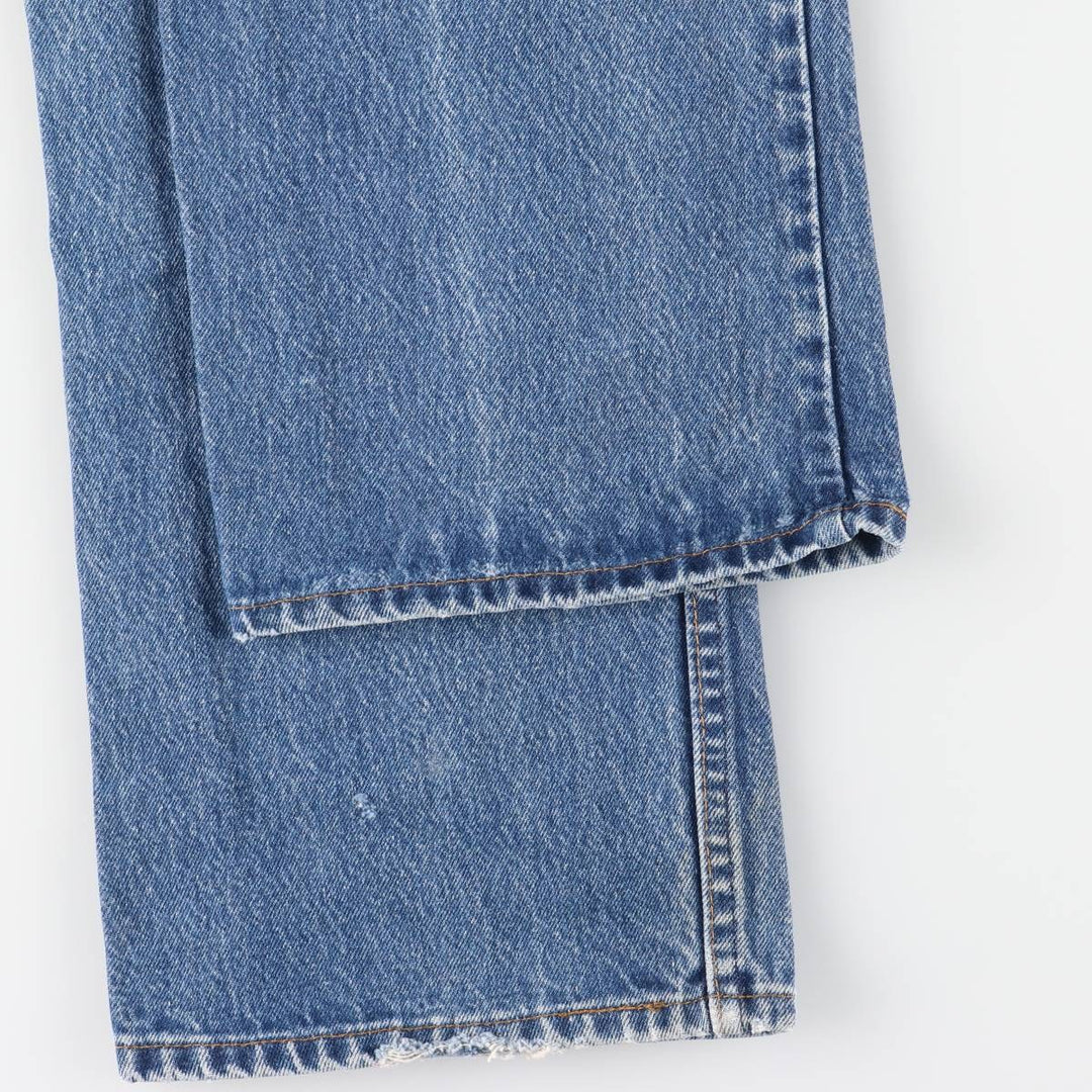 Vintage 80s-90'S Levi's 20517-0217 Bootcut Denim Pants, Made in USA, Men's Size 35 cotton blue type Vintage Second Hand