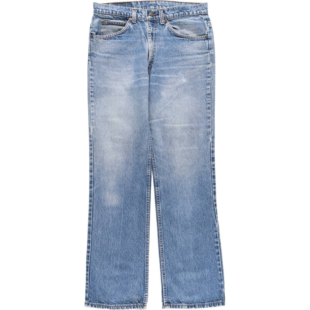 80s~90'S Levi's 20517-0217 Orange Tab Bootcut Denim Pants Made in USA Men's W32 Vintage cotton blue type Vintage Second Hand