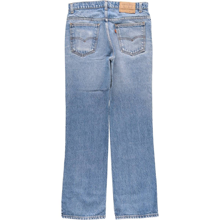80s~90'S Levi's 20517-0217 Orange Tab Bootcut Denim Pants Made in USA Men's W32 Vintage cotton blue type Vintage Second Hand