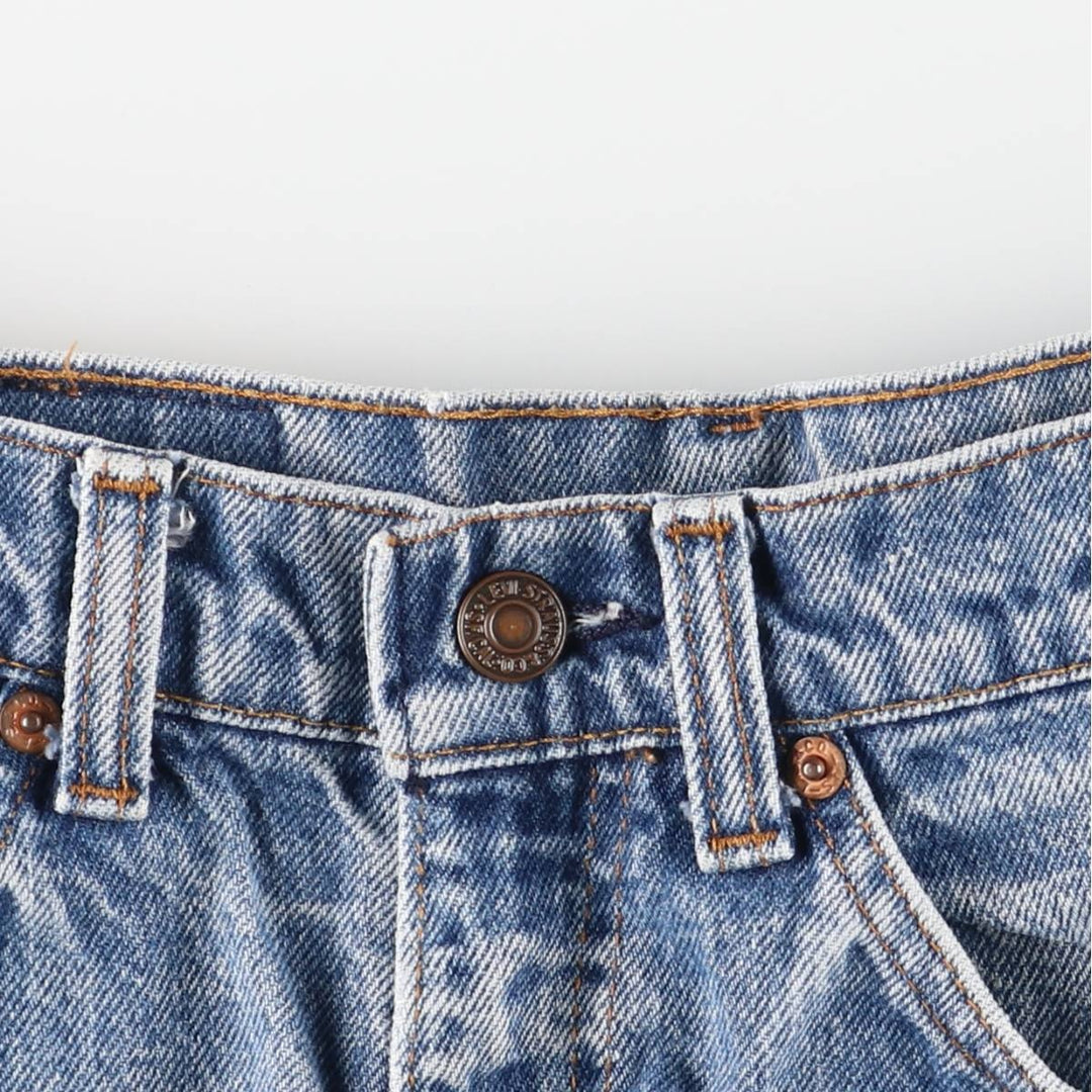 80s~90'S Levi's 20517-0217 Orange Tab Bootcut Denim Pants Made in USA Men's W32 Vintage cotton blue type Vintage Second Hand