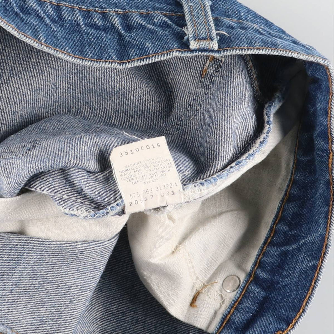 Vintage 80s-90'S Levi's 20517-0217 Orange Tab Bootcut Denim Pants, Made in USA, Men's Size 34 cotton blue type Vintage Second Hand