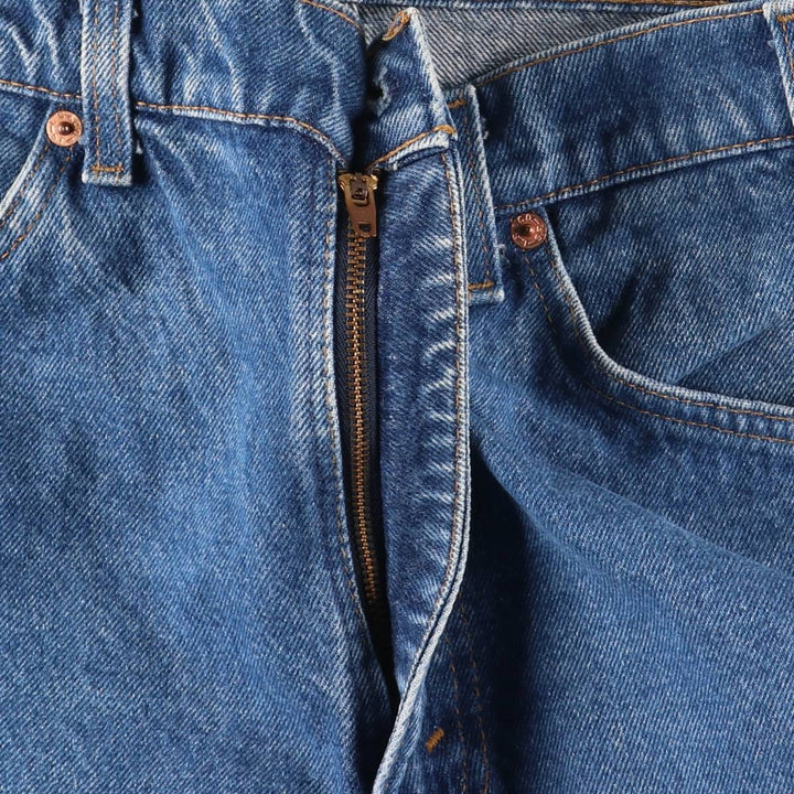 Vintage 80s-90'S Levi's 20517-0217 Orange Tab Bootcut Denim Pants, Made in USA, Men's Size 34 cotton blue type Vintage Second Hand