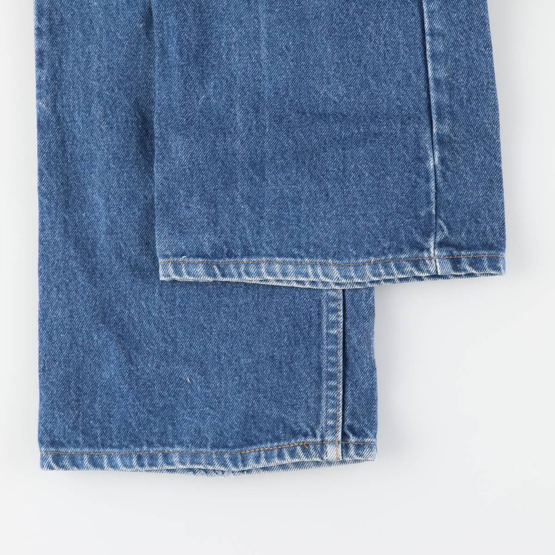 Vintage 80s-90'S Levi's 20517-0217 Orange Tab Bootcut Denim Pants, Made in USA, Men's Size 34 cotton blue type Vintage Second Hand