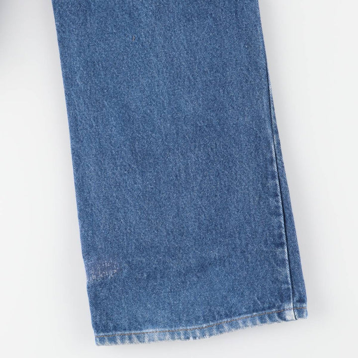 Vintage 80s-90'S Levi's 20517-0217 Orange Tab Bootcut Denim Pants, Made in USA, Men's Size 34 cotton blue type Vintage Second Hand