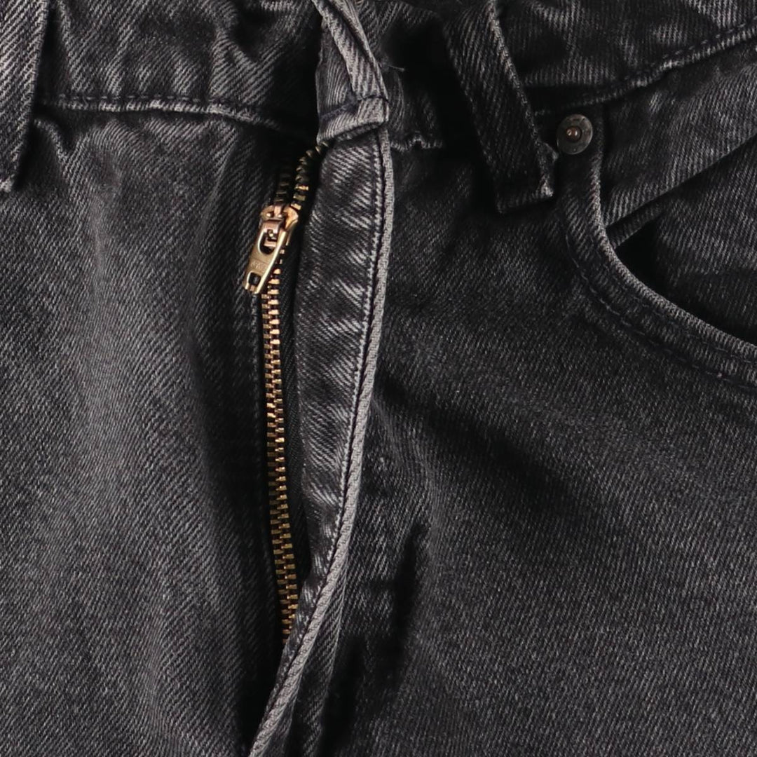 90'S Levi's 560-0260 Black Denim Tapered Denim Pants, Made in the USA, Men's, Size W29, Vintage cotton black type Vintage Second Hand