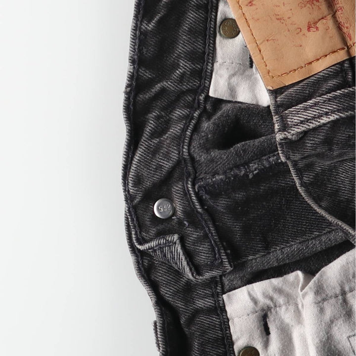 90'S Levi's 560-0260 Black Denim Tapered Denim Pants, Made in the USA, Men's, Size W29, Vintage cotton black type Vintage Second Hand