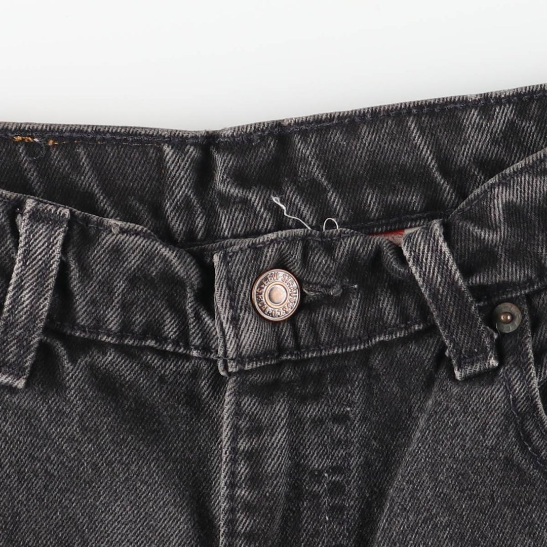 90'S Levi's 560-0260 Black Denim Tapered Denim Pants, Made in the USA, Men's, Size W29, Vintage cotton black type Vintage Second Hand