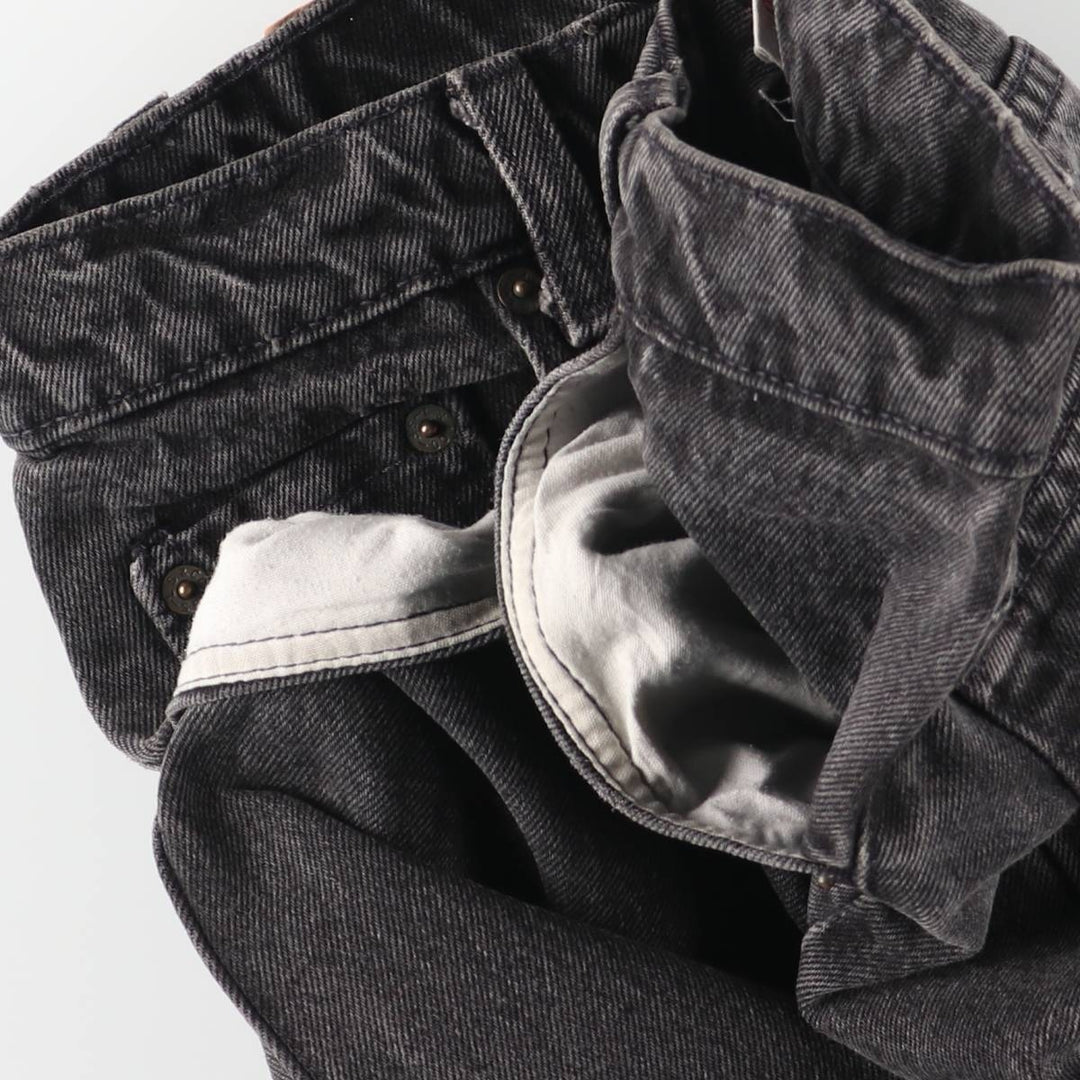 90'S Levi's 560-0260 Black Denim Tapered Denim Pants, Made in the USA, Men's, Size W29, Vintage cotton black type Vintage Second Hand