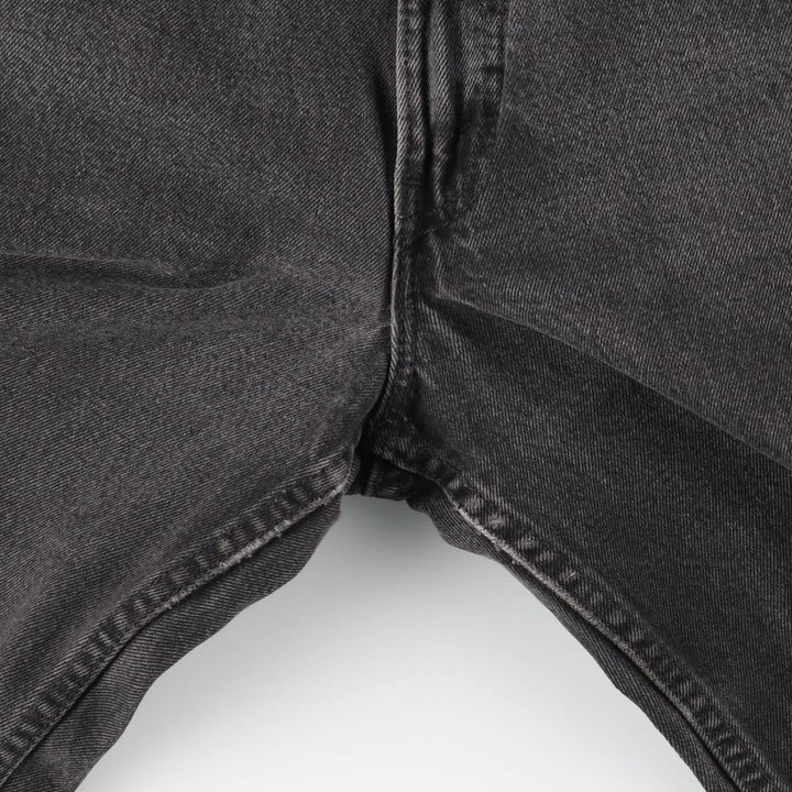 90'S Levi's 560-0260 Black Denim Tapered Denim Pants, Made in the USA, Men's, Size W29, Vintage cotton black type Vintage Second Hand