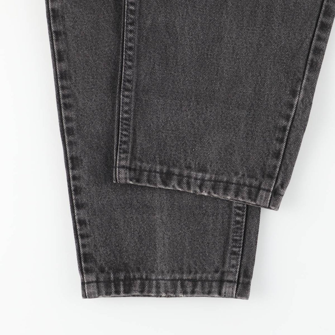90'S Levi's 560-0260 Black Denim Tapered Denim Pants, Made in the USA, Men's, Size W29, Vintage cotton black type Vintage Second Hand