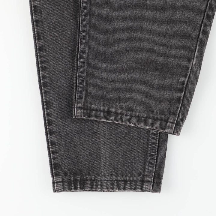 90'S Levi's 560-0260 Black Denim Tapered Denim Pants, Made in the USA, Men's, Size W29, Vintage cotton black type Vintage Second Hand