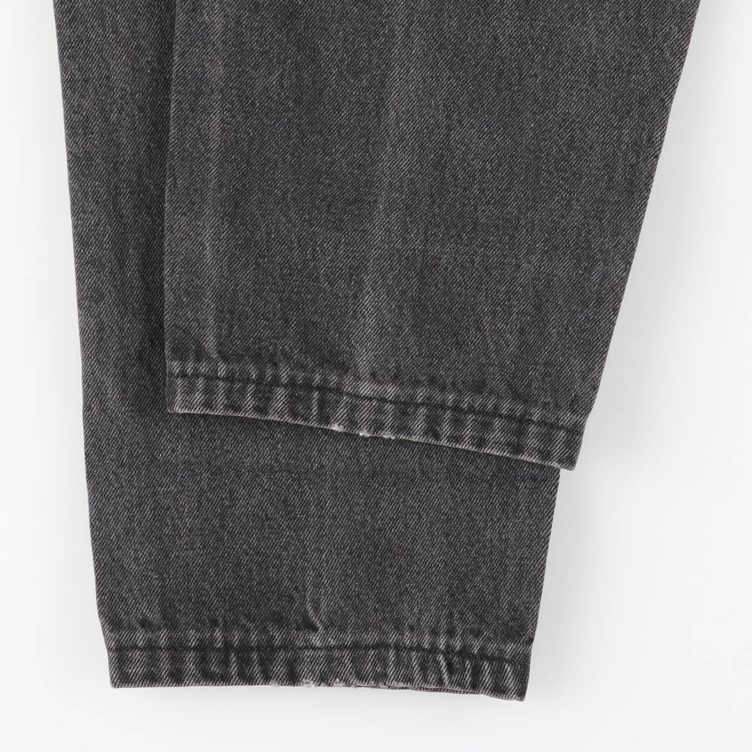 90'S Levi's 560-0260 Black Denim Tapered Denim Pants, Made in the USA, Men's, Size W29, Vintage cotton black type Vintage Second Hand