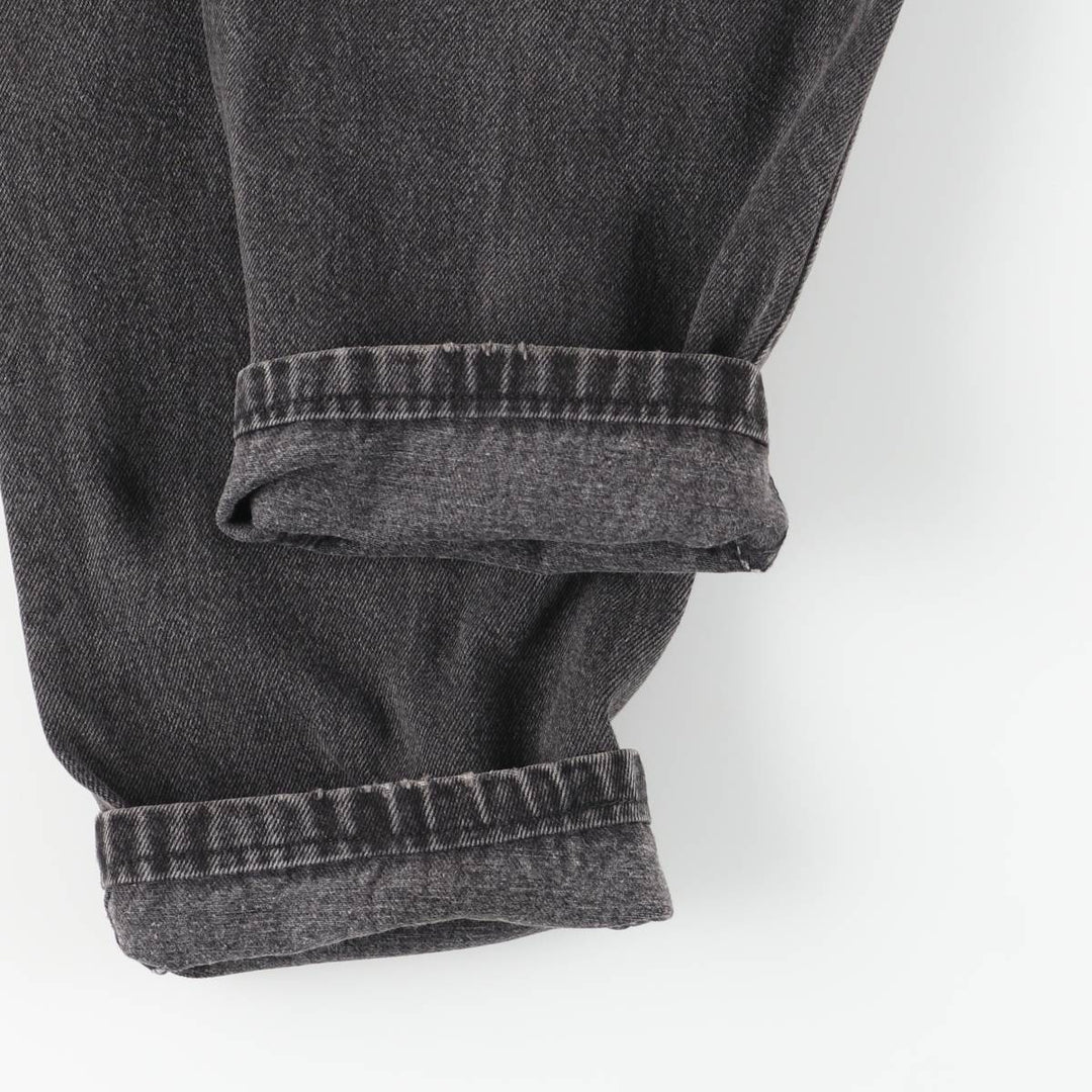 90'S Levi's 560-0260 Black Denim Tapered Denim Pants, Made in the USA, Men's, Size W29, Vintage cotton black type Vintage Second Hand