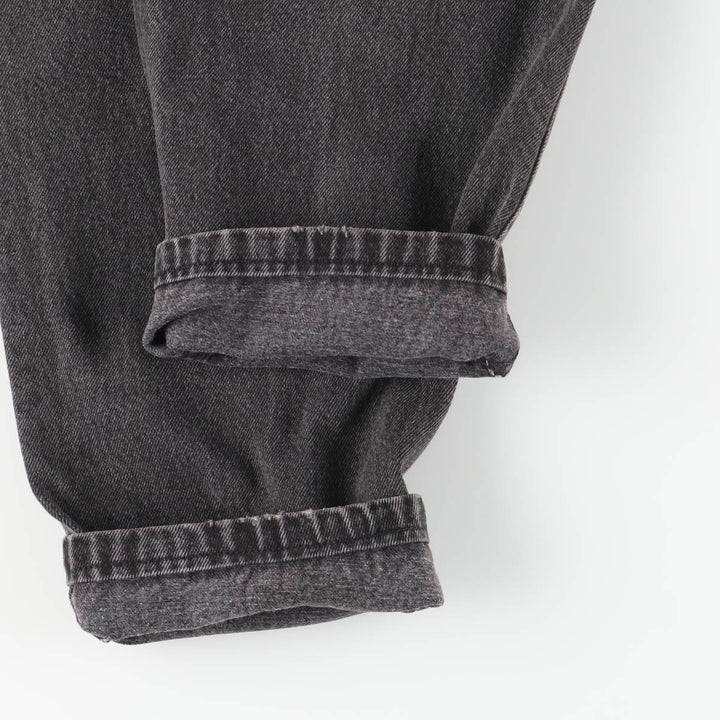 90'S Levi's 560-0260 Black Denim Tapered Denim Pants, Made in the USA, Men's, Size W29, Vintage cotton black type Vintage Second Hand
