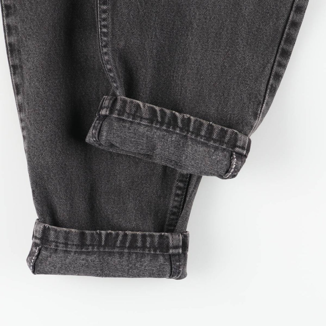 90'S Levi's 560-0260 Black Denim Tapered Denim Pants, Made in the USA, Men's, Size W29, Vintage cotton black type Vintage Second Hand