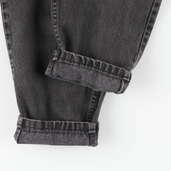 90'S Levi's 560-0260 Black Denim Tapered Denim Pants, Made in the USA, Men's, Size W29, Vintage cotton black type Vintage Second Hand