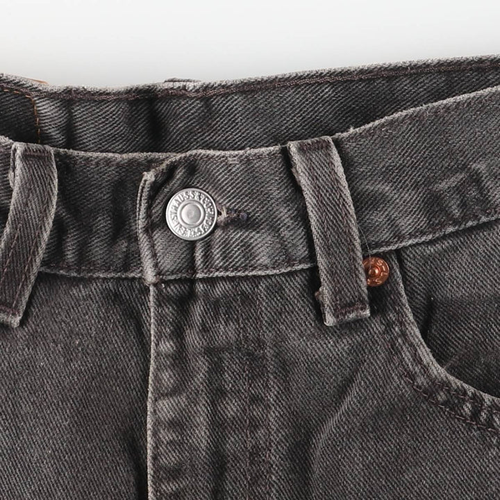 ~00'S Levi's 505 Black Denim Tapered Denim Pants Men's W30 equivalent unclear black type Vintage Second Hand