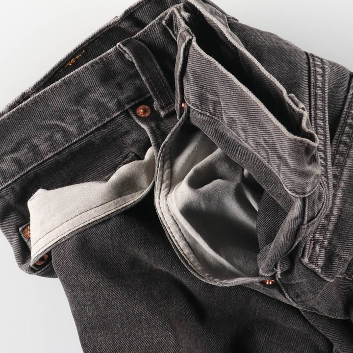 ~00'S Levi's 505 Black Denim Tapered Denim Pants Men's W30 equivalent unclear black type Vintage Second Hand