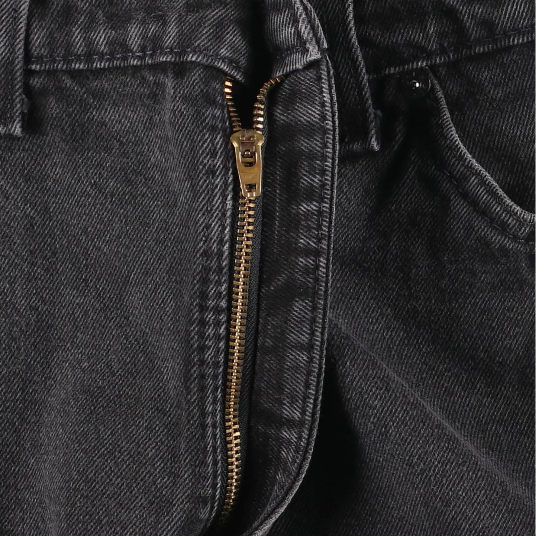 90'S Levi's 40505-4159 Orange Tab Black Denim Tapered Denim Pants, Made in USA, Men's Size 36 (Vintage) cotton black type Vintage Second Hand