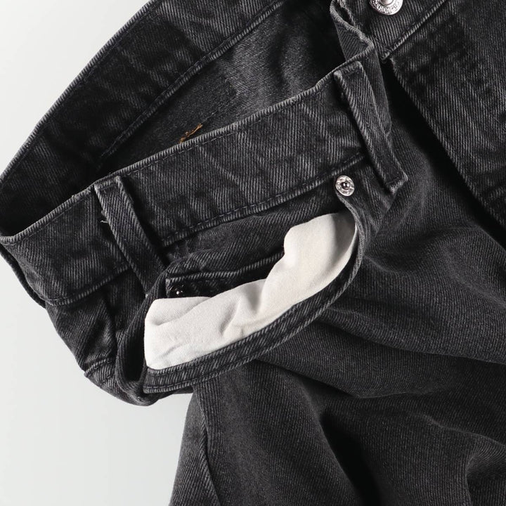 90'S Levi's 40505-4159 Orange Tab Black Denim Tapered Denim Pants, Made in USA, Men's Size 36 (Vintage) cotton black type Vintage Second Hand