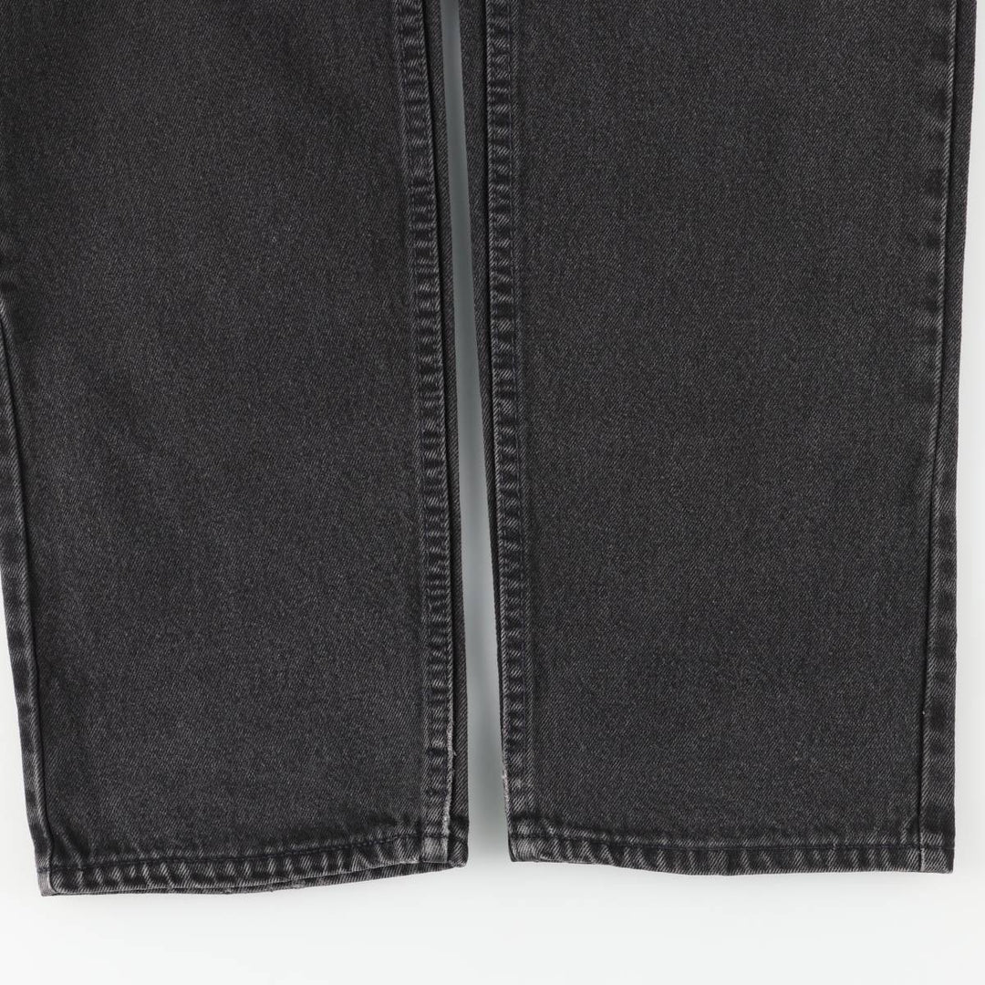 90'S Levi's 40505-4159 Orange Tab Black Denim Tapered Denim Pants, Made in USA, Men's Size 36 (Vintage) cotton black type Vintage Second Hand