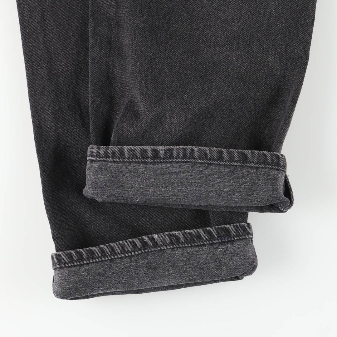 90'S Levi's 40505-4159 Orange Tab Black Denim Tapered Denim Pants, Made in USA, Men's Size 36 (Vintage) cotton black type Vintage Second Hand