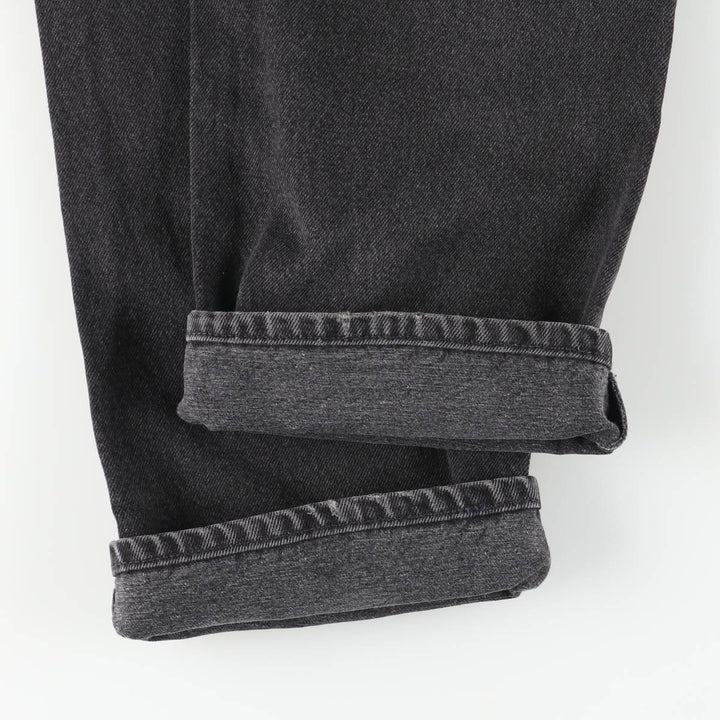 90'S Levi's 40505-4159 Orange Tab Black Denim Tapered Denim Pants, Made in USA, Men's Size 36 (Vintage) cotton black type Vintage Second Hand