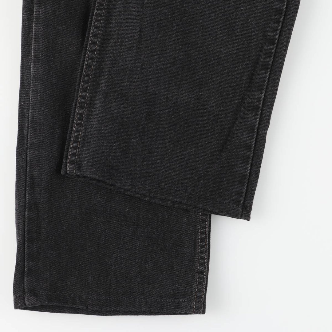 90'S Levi's 505-02600 Black Denim Tapered Denim Pants, Made in Canada, Men's, Size W33, Vintage cotton black type Vintage Second Hand