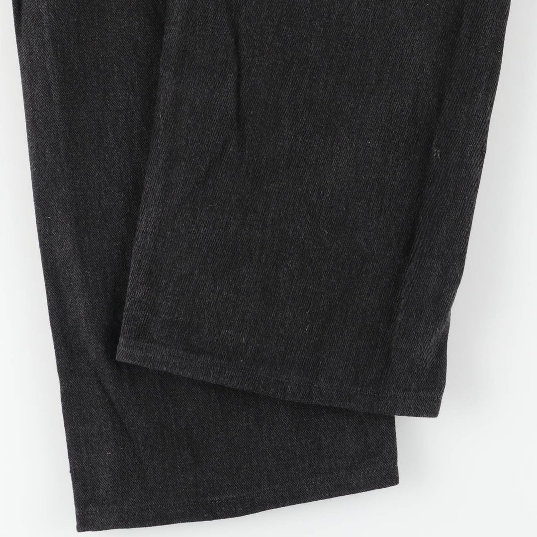 90'S Levi's 505-02600 Black Denim Tapered Denim Pants, Made in Canada, Men's, Size W33, Vintage cotton black type Vintage Second Hand