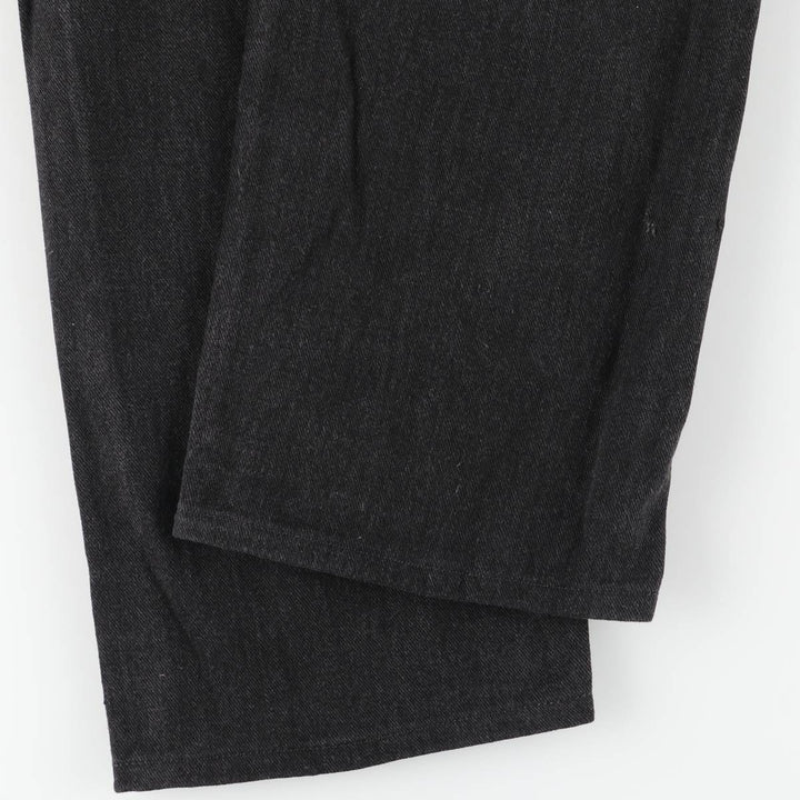 90'S Levi's 505-02600 Black Denim Tapered Denim Pants, Made in Canada, Men's, Size W33, Vintage cotton black type Vintage Second Hand