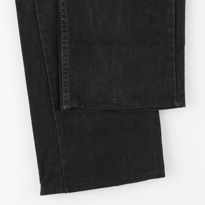 90'S Levi's 505-02600 Black Denim Tapered Denim Pants, Made in Canada, Men's Size W32, Vintage cotton black type Vintage Second Hand