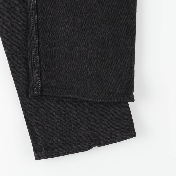 90'S Levi's 505-02600 Black Denim Tapered Denim Pants, Made in Canada, Men's Size W32, Vintage cotton black type Vintage Second Hand