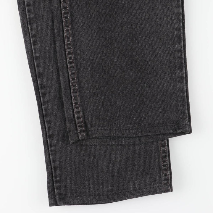 2000'S Levi's 505 Regular Fit Straight Leg Black Denim Tapered Denim Pants, Made in USA, Men's Size 34 cotton black type Vintage Second Hand